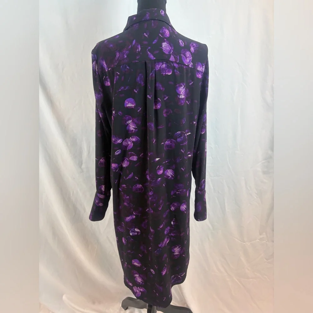 Prologue‎ Long Sleeve Dress in Black and Purple
